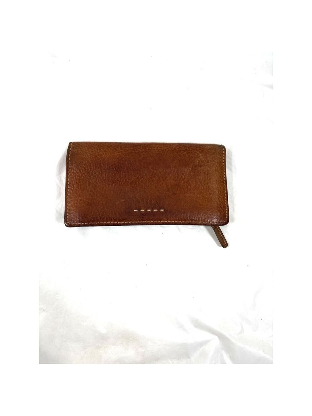 Fossil Leather Brown Bifold Wallet
